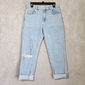 French‎ Connection Jeans Capri Size 12 Distressed Boyfriend